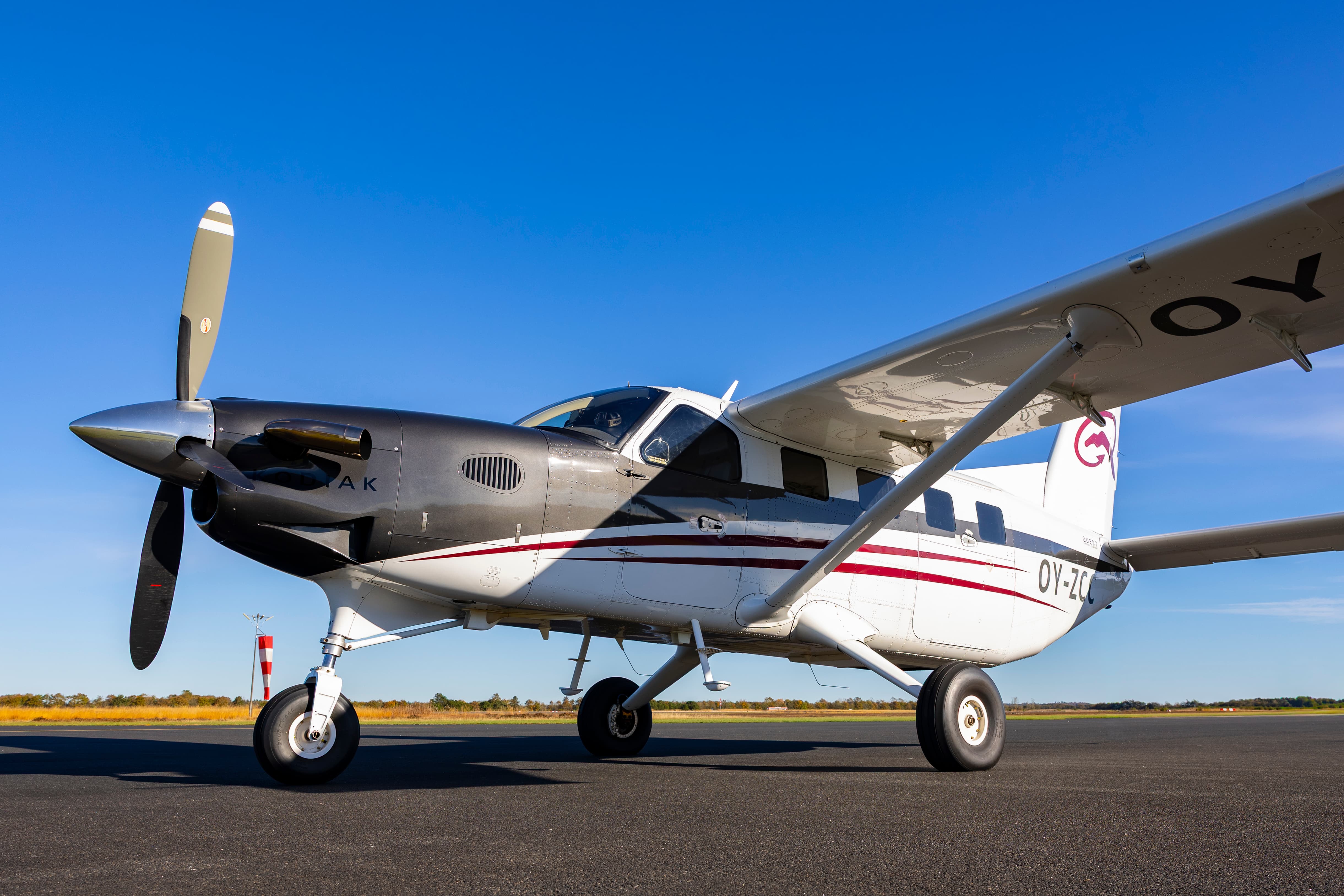 Professional aircraft services background